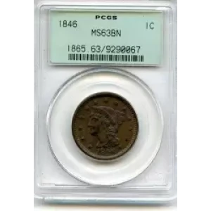 Large Cents - Braided Hair Cent (1839-1857) (3)