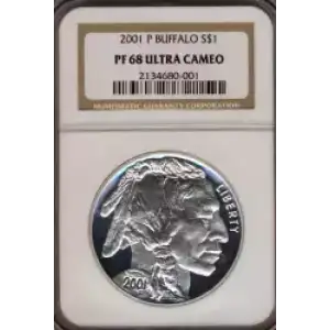 Modern Commemoratives --- American Buffalo Commemorative 2001-Silver- 1 Dollar (3)