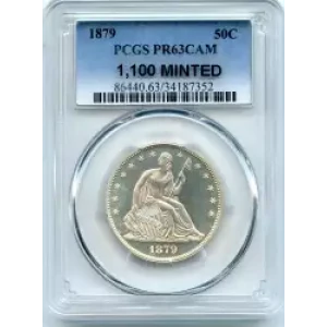 Half Dollars---Liberty Seated 1839-1891 -Silver- 0.5 Dollar (3)