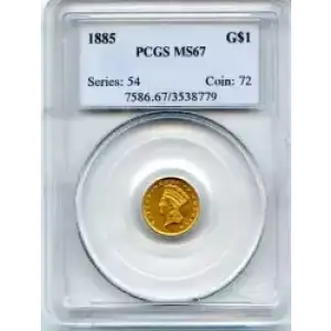 Gold Dollars---Indian Princess Head, Large Head 1856-1889 -Gold- 1 Dollar (3)