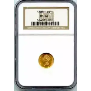 Gold Dollars---Indian Princess Head, Large Head 1856-1889 -Gold- 1 Dollar (3)