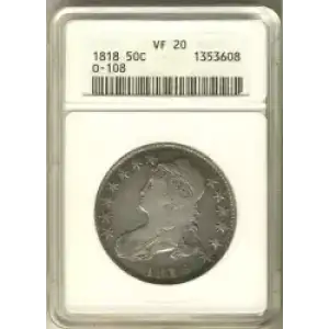 Half Dollars---Capped Bust, Reeded Edge 1836-1839 -Silver- 0.5 Dollar (3)