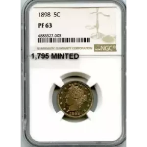 Nickel Five Cent Pieces-Liberty Head 1883-1913 (3)