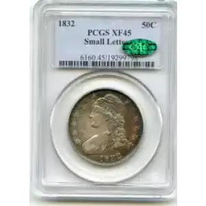 Half Dollars---Capped Bust, Reeded Edge 1836-1839 -Silver- 0.5 Dollar (3)