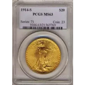 Double Eagles---Saint Gaudens 1907-1933 -Gold- 20 Dollar (3)