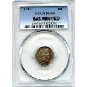 Dimes---Barber or Liberty Head 1892-1916 -Silver- 1 Dime (3)