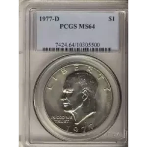 Dollars---Eisenhower 1971-1978 Copper-Nickel- 1 Dollar (3)