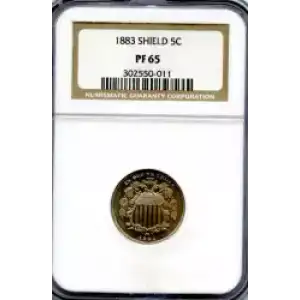 Nickel Five Cent Pieces-Shield 1866-1883 (3)