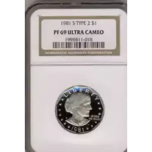 Dollars---Susan B. Anthony 1979-1999 -Copper-Nickel- 1 Dollar (3)