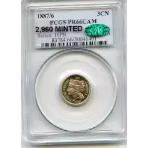 Nickel Three Cent Pieces 1865-1889 (3)