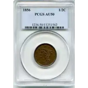 Half Cents -Braided Hair 1840-57 -Copper (3)