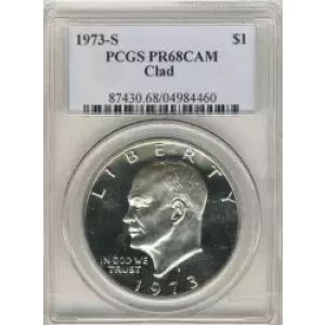 Dollars---Eisenhower 1971-1978 Copper-Nickel- 1 Dollar (3)