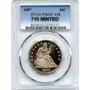 Half Dollars---Liberty Seated 1839-1891 -Silver- 0.5 Dollar (3)