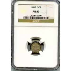 Silver Three Cent Pieces Trimes-1851-1873 (3)