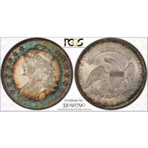 Half Dollars---Capped Bust, Reeded Edge 1836-1839 -Silver- 0.5 Dollar (3)