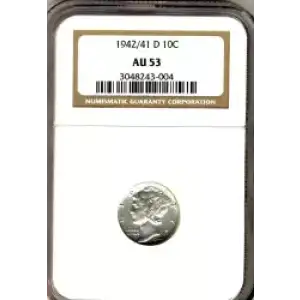 Dimes---Winged Liberty Head or Mercury 1916-1945 -Silver- 1 Dime (3)