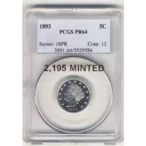 Nickel Five Cent Pieces-Liberty Head 1883-1913 (3)