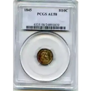 Half Dimes---Liberty Seated 1837-1873-Silver- 0.5 Dime (3)