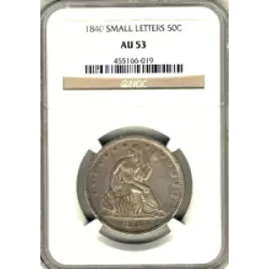 Half Dollars---Liberty Seated 1839-1891 -Silver- 0.5 Dollar (3)