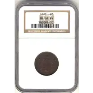 Two cent pieces-Two cent pieces 1864-73 -Copper (3)