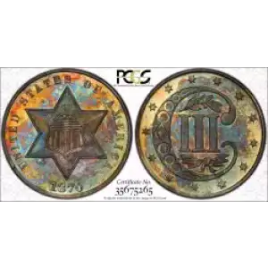 Silver Three Cent Pieces Trimes-1851-1873 (3)