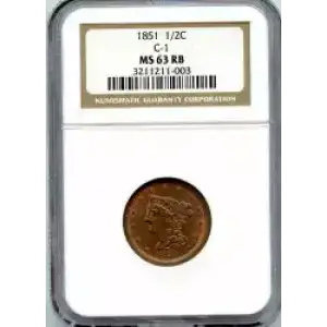 Half Cents -Braided Hair 1840-57 -Copper (3)