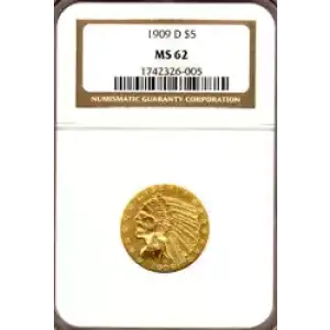 Half Eagles---Indian Head 1908-1929 -Gold- 5 Dollar (3)