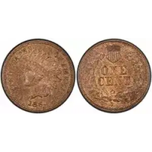 1864 1C L On Ribbon, RB