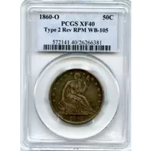 Half Dollars---Liberty Seated 1839-1891 -Silver- 0.5 Dollar (3)