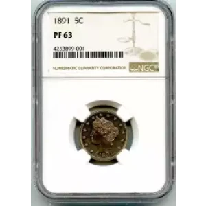 Nickel Five Cent Pieces-Liberty Head 1883-1913 (3)