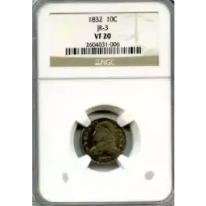 Dimes---Capped Bust 1809-1837 -Silver- 1 Dime (3)