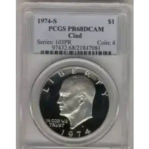 Dollars---Eisenhower 1971-1978 Copper-Nickel- 1 Dollar (3)