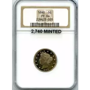 Nickel Five Cent Pieces-Liberty Head 1883-1913 (3)