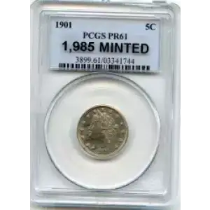 Nickel Five Cent Pieces-Liberty Head 1883-1913 (3)