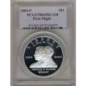 Modern Commemoratives --- First Flight Centennial 2003 -Silver- 1 Dollar (3)