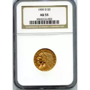 Half Eagles---Indian Head 1908-1929 -Gold- 5 Dollar (3)