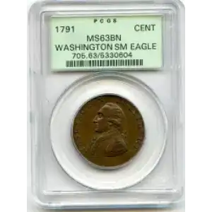 Post Colonial Issues -Washington Portrait Pieces-Copper Cent (3)
