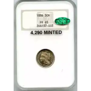 Nickel Three Cent Pieces 1865-1889 (3)