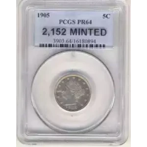 Nickel Five Cent Pieces-Liberty Head 1883-1913 (3)