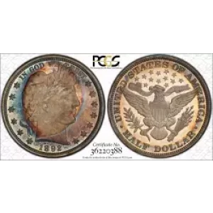 Half Dollars---Barber 1892-1915 -Silver- 0.5 Dollar (3)