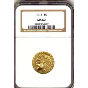 Half Eagles---Indian Head 1908-1929 -Gold- 5 Dollar (3)