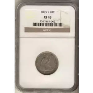 Twenty Cent Pieces-Liberty Seated 1875-1878 (3)