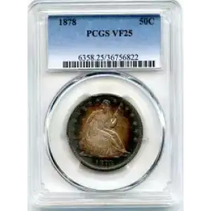 Half Dollars---Liberty Seated 1839-1891 -Silver- 0.5 Dollar (3)