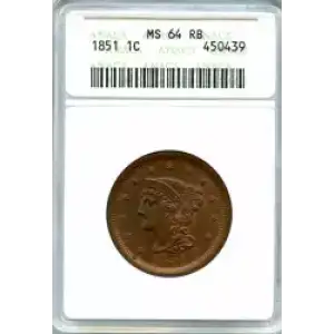 Large Cents - Braided Hair Cent (1839-1857) (3)