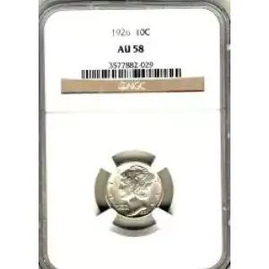 Dimes---Winged Liberty Head or Mercury 1916-1945 -Silver- 1 Dime (3)