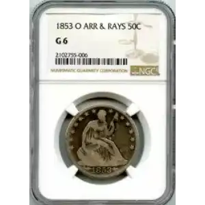 Half Dollars---Liberty Seated 1839-1891 -Silver- 0.5 Dollar (3)