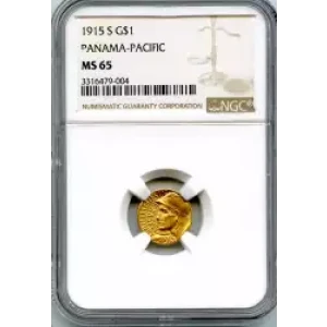 Classic Commemorative Gold--- Panama - Pacific Exposition 1915 -Gold- 1 Dollar (3)
