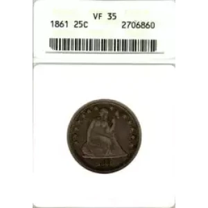 Liberty Seated Quarter Dollar (3)