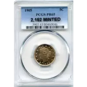 Nickel Five Cent Pieces-Liberty Head 1883-1913 (3)