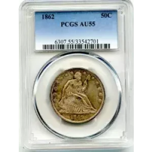 Half Dollars---Liberty Seated 1839-1891 -Silver- 0.5 Dollar (3)